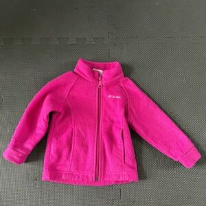 Toddler Girl’s Columbia Pink Fleece Jacket, 2T